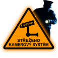 Veria Reflexní výstražná samolepka - kamerový systém