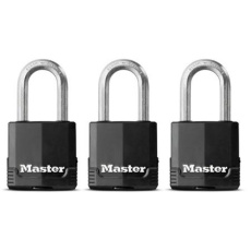 Master Lock Visací zámek z vrstvené oceli -  Excell - 48mm (3 ks / blistr)