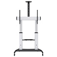 MANHATTAN stojan TV (60" to 100"), Low-Profile TV Wall Mount, hliníková konstrukce, černo-stříbrná