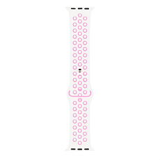 RhinoTech sportovní řemínek pro Apple Watch 42 / 44mm Bílo-růžová