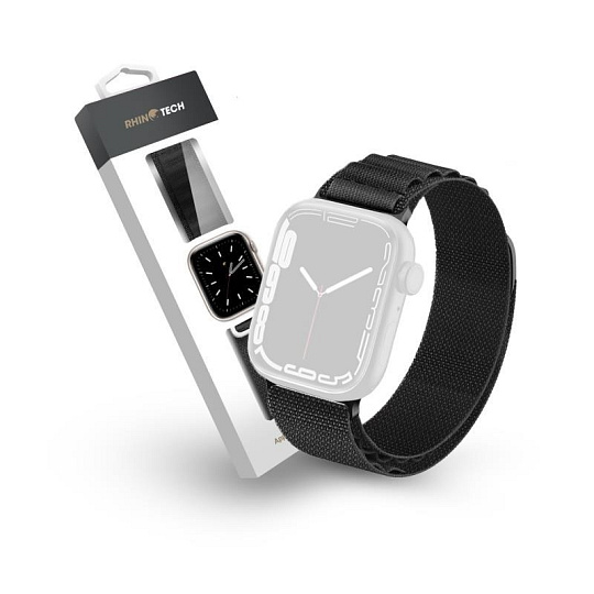 RhinoTech řemínek Ultra Alpine Loop pro Apple Watch 42/44/45/49m černá