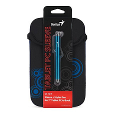 GENIUS GS-701P, bundle pouzdro na 7" Tablet PC černé + dotykové pero modré
