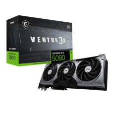 MSI VGA NVIDIA GeForce RTX 5090 32G VENTUS 3X OC, RTX 5090, 32GB GDDR7, 3xDP, 1xHDMI