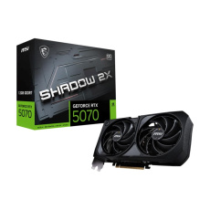 BAZAR - MSI VGA NVIDIA GeForce RTX 5070 12G SHADOW 2X OC, RTX 5070, 12GB GDDR7, 3xDP, 1xHDMI - Po opravě (Bez příšlušens