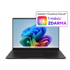 ASUS NTB Vivobook S 16 OLED (M5606KA-OLED045W), R7-AI-350, 16" 2880 x 1800, 16GB, 1TB SSD, Radeon, W11 Home, Black_ rozb
