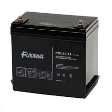 Baterie - FUKAWA FWL 55-12 (12V/55 Ah - M6), životnost 10let
