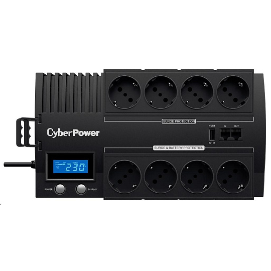 CyberPower BRICs Series II SOHO LCD UPS 1000VA/600W, German SCHUKO zásuvky