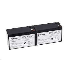 Baterie - FUKAWA FWU-33 sada baterií za RBC33 (12V/9Ah, 2ks)
