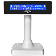 Virtuos zákaznický displej Virtuos FL-2025MB 2x20, USB, bílý