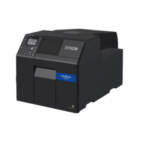 Epson ColorWorks CW-C6000Ae (mk), cutter, disp., USB, Ethernet, black