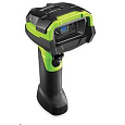 Zebra průmyslová čtečka DS3608 (jen čtečka)  odolná 2D HIGH PERFORMANCE  INDUSTRIAL GREEN, vibrace