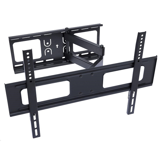 CONNECT IT Nástěnný držák TV T3BK s dvojitým ramenem, naklápěcí (±10/20°/±90°, 37" - 70", max. 50kg), černá