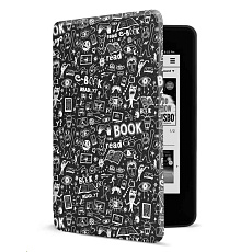 CONNECT IT pouzdro pro Amazon NEW Kindle Paperwhite 4 (2018), černé Doodle