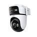 TP-Link Tapo C545D venkovní/outdoor otočná kamera (2x 3MP, 2K 1296p, IR 30m, WiFi, 1x100Mb/s, micro SD card)