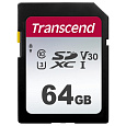 TRANSCEND SDXC karta 64GB 300S, UHS-I U3 V10 (R:100/W:25 MB/s)