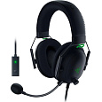 RAZER sluchátka s mikrofonem BlackShark V2, Wired Esports Headset + USB Mic Enhancer