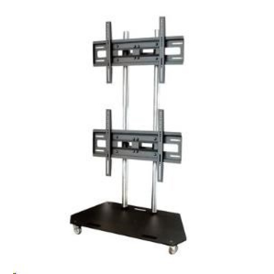 Pojízdný stojan na 2 TV - EDBAK TR3 Pojízdný stojan na 2 TV - EDBAK TR3