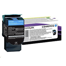 LEXMARK C544, X544 Cyan Extra High Yield Return Programme Toner Cartridge (4K)