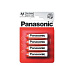PANASONIC Zinkouhlíkové baterie Red Zinc R6RZ/4BP EU AA 1,5V (Blistr 4ks)