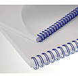 Kovové hřbety (3/1") 12,7 modré