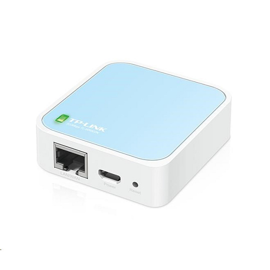 TP-Link TL-WR802N WiFi4 router (N300, 2,4GHz, 1x100Mb/s LAN/WAN, 1xmicroUSB)