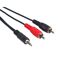 PremiumCord kabel Jack 3.5mm - 2xCINCH, M/M, 1,5m