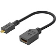 PremiumCord Flexi adaptér HDMI Typ A samice - micro HDMI Typ D samec pro ohebné zapojení