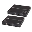 ATEN Extender PC-konzole Dual DP, HDBaseT 2.0, USB, RS-232, audio, 4K@100m