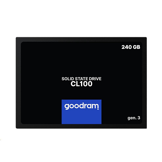 GOODRAM SSD CL100 Gen.3 240GB, SATA III, 2.5", (R:520/W:400MB/s)