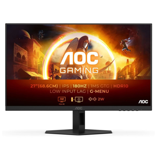 AOC MT IPS LCD WLED 27" 27G4XE - IPS panel, 1920x1080,180Hz, 2xHDMI, DP, repro, posk obal