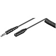 PREMIUMCORD Kabel prodlužovací audio Jack 6,3mm M/F spirálový 1m - 5m