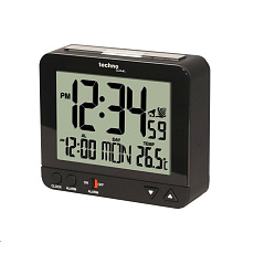 TechnoLine WT 195 - digitální budík černý s teploměrem