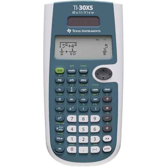 TEXAS Instrument kalkulačka - TI-30XS MV Vědecký kalkulátor TEXAS Instrument kalkulačka - TI-30XS MV Vědecký kalkulátor