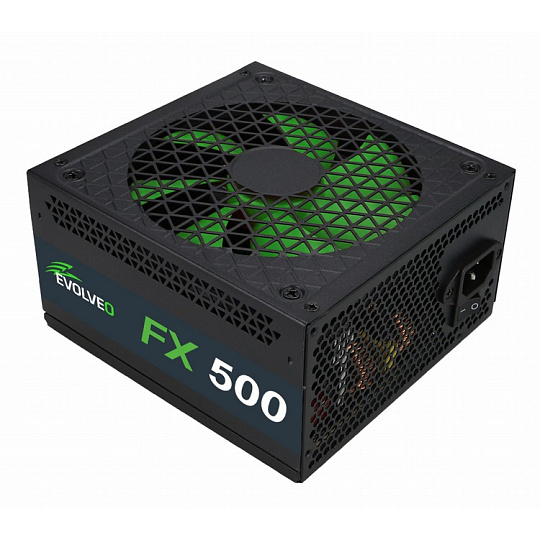 EVOLVEO FX 500 , zdroj 500W ATX, 14cm, tichý, 80+, bulk, záruka 3 roky
