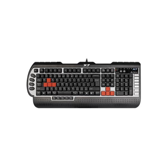 BAZAR - A4tech G800V, profesionální herní klávesnice, USB, CZ - Poškozený obal (Komplet)