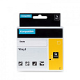 Xerox kompatibilní páska s DYMO 18054, 9mm x 1,5m, černý tisk / žlutý podklad, RHINO, bužírka - ALLPRINT