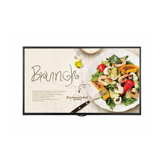 LG 49" signage 49XS4P -  Window Facing, FHD, 4000nit, 24/7, 3% haze, webOS 6.0, M+, EMC B,