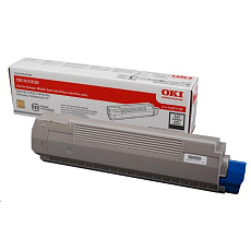 OKI Černá toner do C810/C830br>  Kapacita: 8 000 str. při 5% krytí.