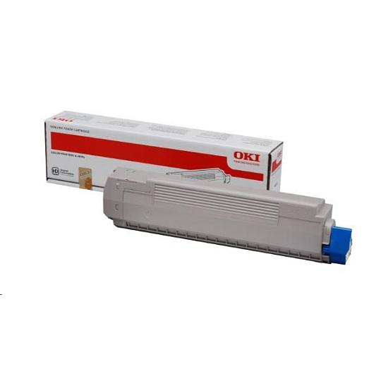 OKI toner do MC861br>  Kapacita:10 000 str. při 5% krytí.