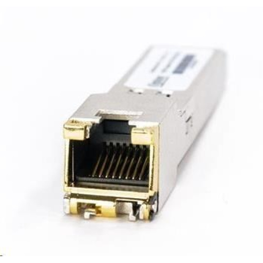 SFP+ transceiver 10Gbps, 10GBASE-T, do 30m (CAT 6A či 7), RJ-45, 0 až 70°C, HPE komp. SFP+ transceiver 10Gbps, 10GBASE-T, do 30m (CAT 6A či 7), RJ-45, 0 až 70°C, HPE komp.