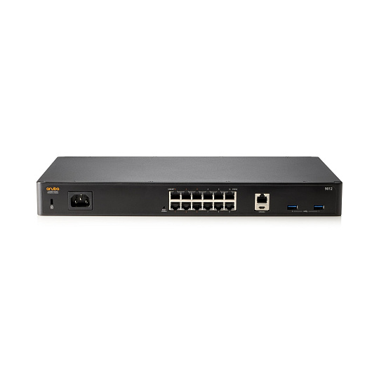 HPE Aruba Networking 9012 (RW) 12xGbE 6xPoE+ Branch 2K Clients - 32 APs Gateway