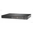 HPE Aruba Networking CX 6300F 24-port 1GbE and 4-port SFP56 Switch