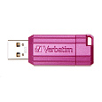 VERBATIM Flash Disk 32GB Hi-Speed Store 'n' Go, Pinstripe, USB 2.0, Hot růžová