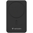 VERBATIM Powerbanka Charge 'n' Go Essentials, Magnetická, 10000 mAh, USB-C, Černá
