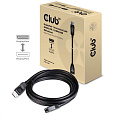 Club3D Kabel prodlužovací DisplayPort 1.4 8K 60Hz DSC 1.2 HBR3 HDR Bidirectional (M/F), 3m