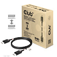 Club3D Kabel DisplayPort 2.1 na DisplayPort 2.1 VESA DP80, 4K240Hz/8K60Hz/10K30Hz HDR (M/M), 1.2m, černá