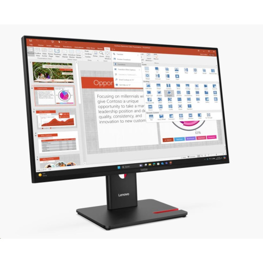 BAZAR LENOVO LCD ThinkVision T27-40 27",IPS,mat,16:9,1920x1080,178/178,4/6ms,HDMI,VGA,PIVOT,VESA - poškodená krabica BAZAR LENOVO LCD ThinkVision T27-40 27",IPS,mat,16:9,1920x1080,178/178,4/6ms,HDMI,VGA,PIVOT,VESA - poškodená krabica