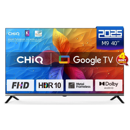 CHiQ L40M9E TV 40", Full HD, smart, Google TV, Dolby Audio, dbx-tv, HDR 10