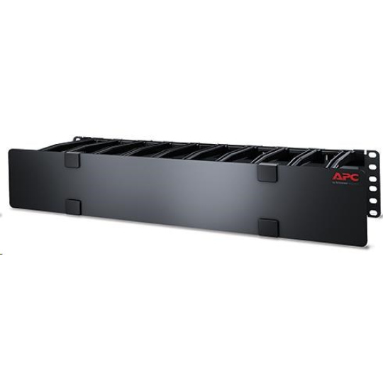 APC 2U Horizontal Cable Manager, 6" Fingers Top, Bottom Tie Down APC 2U Horizontal Cable Manager, 6" Fingers Top, Bottom Tie Down