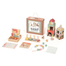 BAZAR - Sada montessori hraček pro děti od 1,5 roku (19–24 měsíců) - edukativní box - Poškozený obal (Komplet)